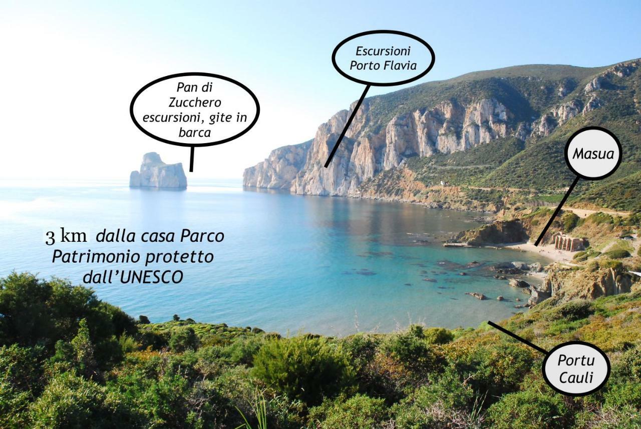 Il Dolce Risveglio Tanca Piras Villa Nebida Buitenkant foto